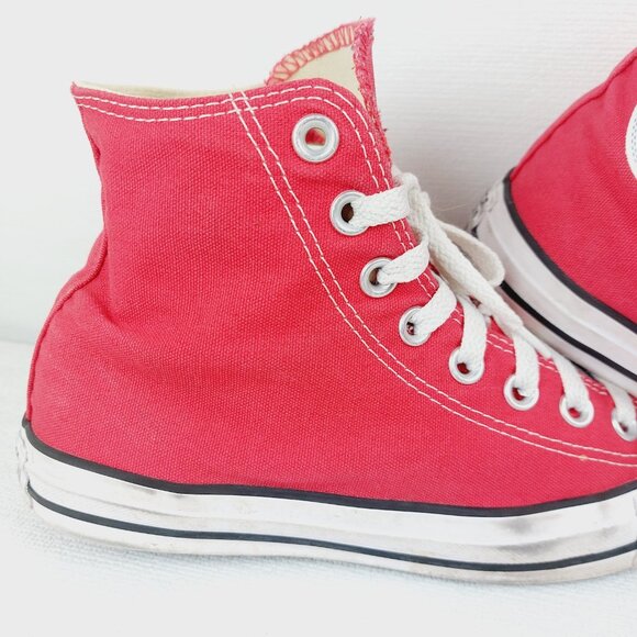 Converse Men's Red Chuck Taylor All Star High-Top Athletic Sneaker Size 6.5 - Picture 8 of 12